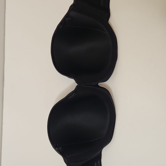 Maidenform Women's Black Underwire Slightly Padded Strapless Bra Size 36B - Picture 5 of 9